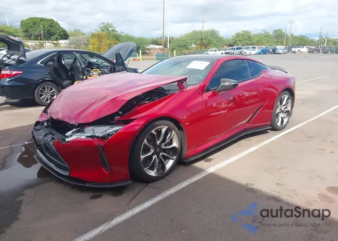2021 Lexus Lc 500 z USA, uszkodzony, nr VIN JTHAP5AY2MA101170